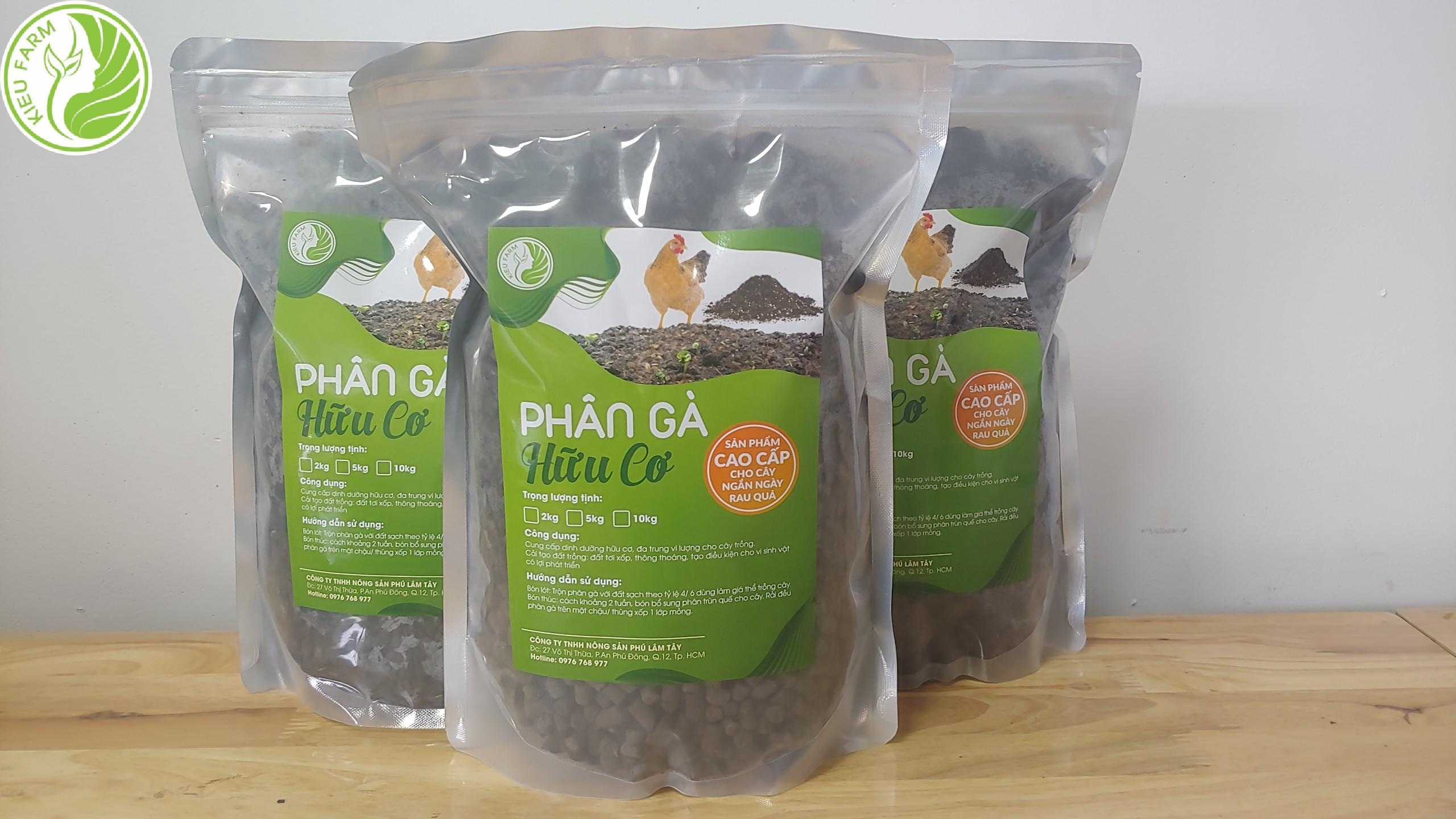 Phân gà hữu cơ nhập khẩu nén viên - 2kg