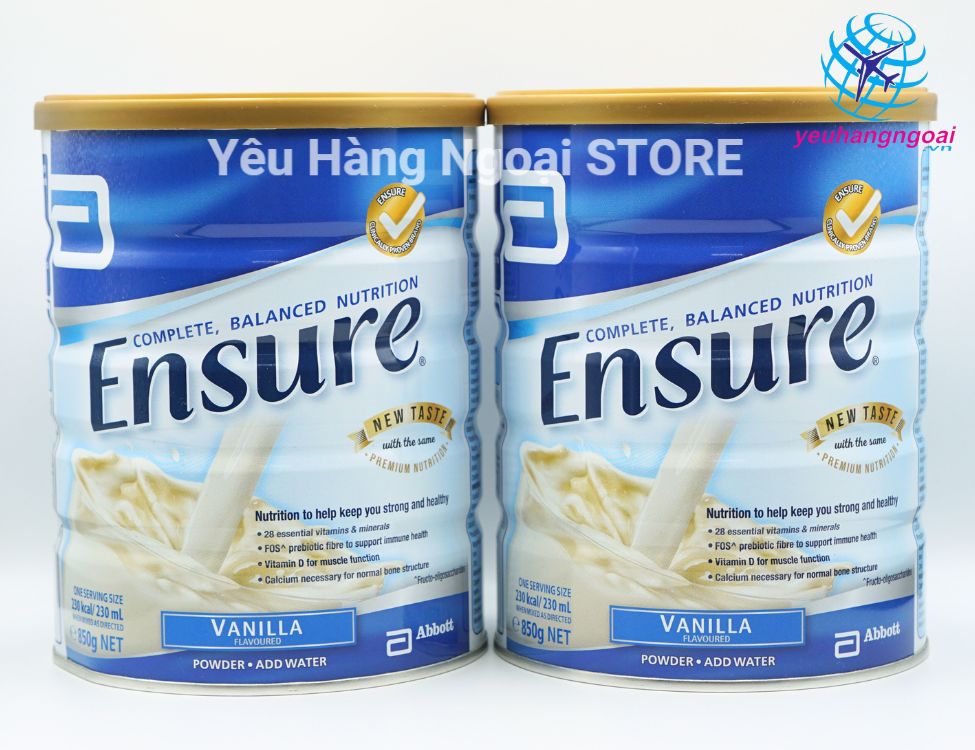 Sữa Bột Ensure Úc 850G (mẫu mới).