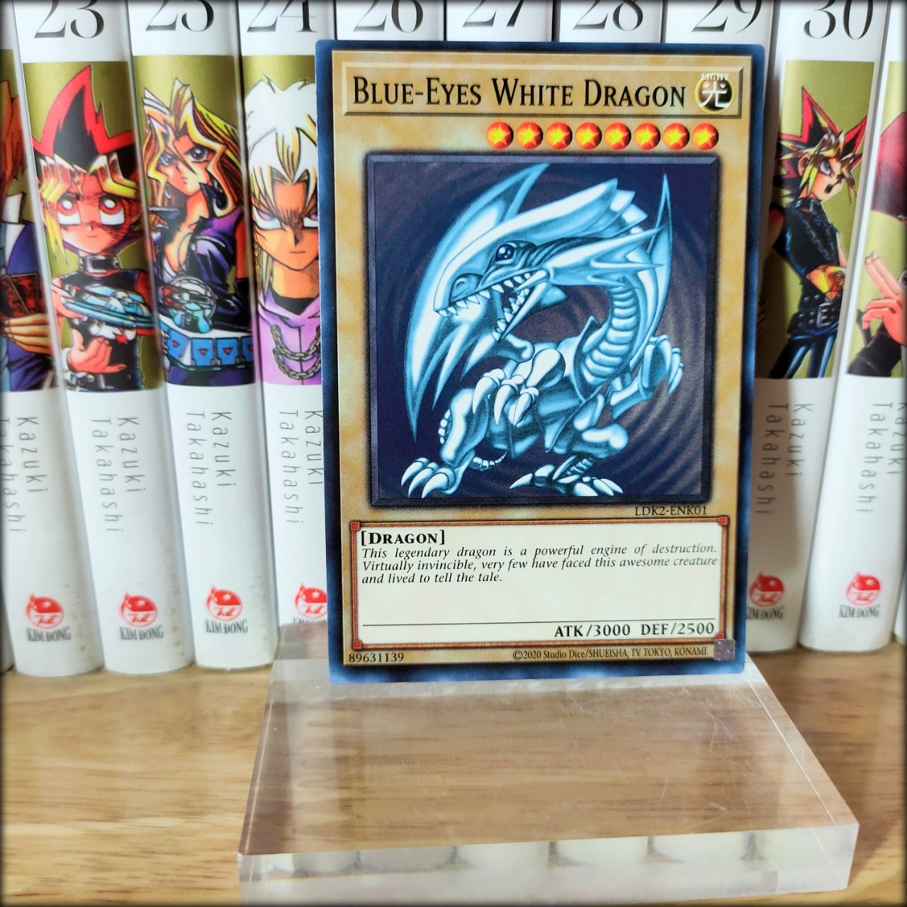 [YCDcardgame] Thẻ bài Yugioh chính hãng Blue-Eyes White Dragon (Original Artwork) – Common