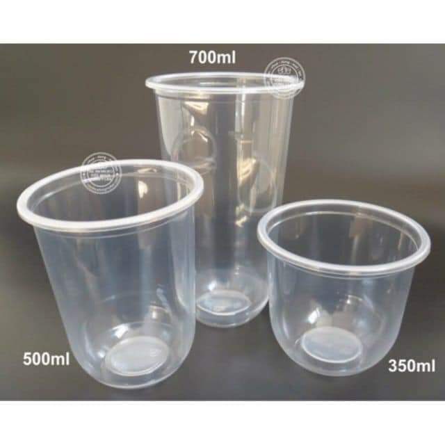 Ly đáy bầu 100 cái/lốc dung tích 500ml