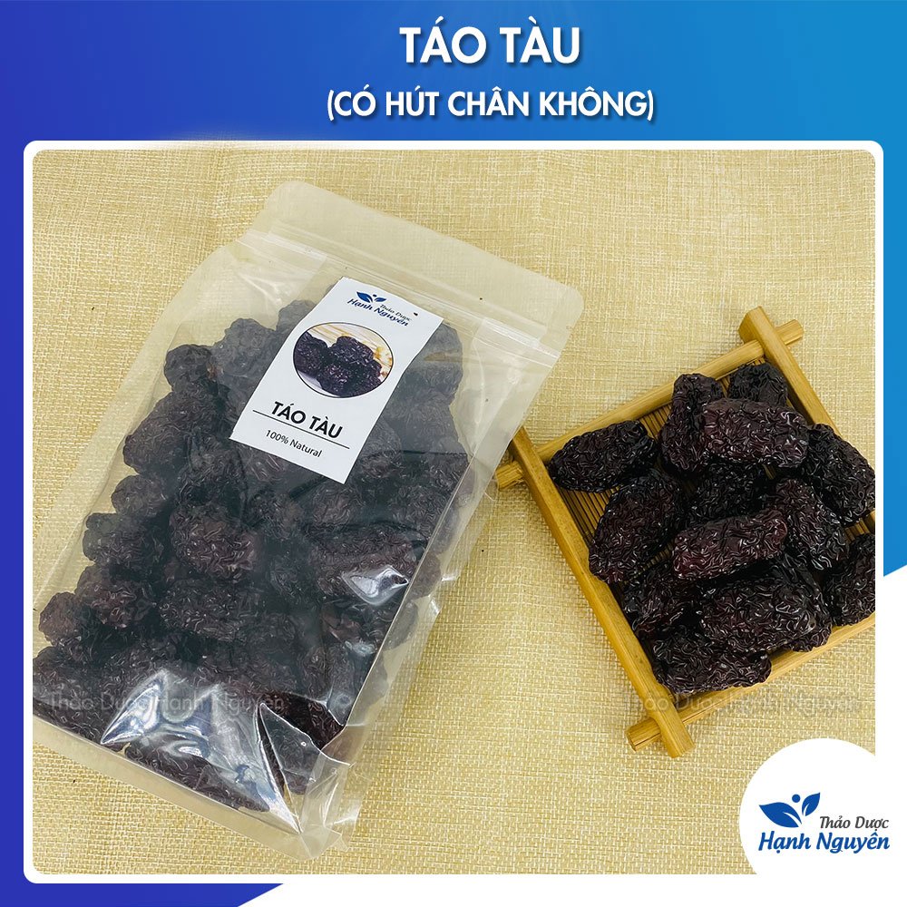 Táo tàu đen 1kg, hàng loại 1, đại táo to, ngọt, dẻo, nhuận tràng, rất tốt cho tim mạch - Thảo Dược Hạnh Nguyên