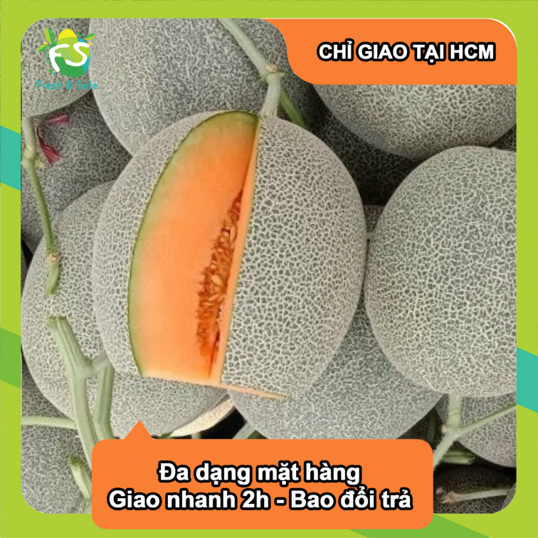 [Chỉ Giao HCM] Dưa Lưới Mật - trái 2kg