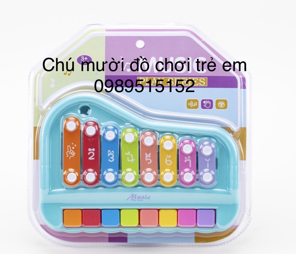 ĐÀN MỘC CẦM (XYLOPHONE) + ĐÀN PIANO (2 IN1) CHO BÉ
