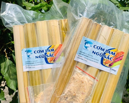 Cơm Lam Ngũ Sắc (Chọn Giao Hàng 2h giúp shop )