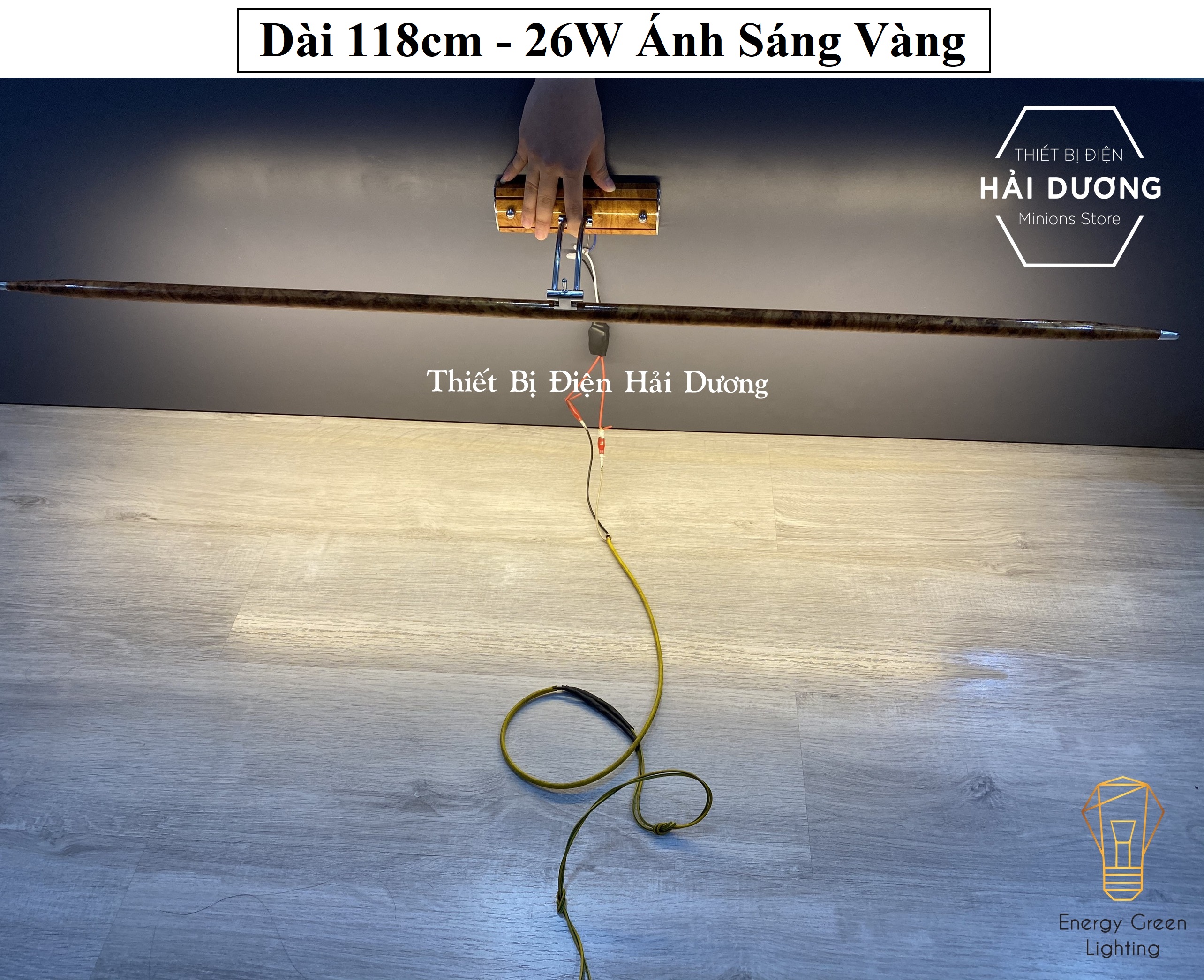 Đèn soi tranh - Đèn rọi gương Led Đèn soi gương cổ điển STN 26w/24w Ánh sáng vàng - Điều chỉnh được góc chiếu