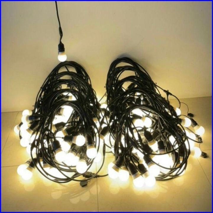 Đèn trang trí ngoài trời 5m 10m 20m chống nước dùng cho quán cà phê, trà chanh, trà sữa, decor ...