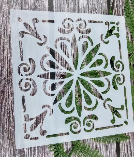 Khuôn Vẽ Mika Dẻo 15*15Cm (Mẫu 1)