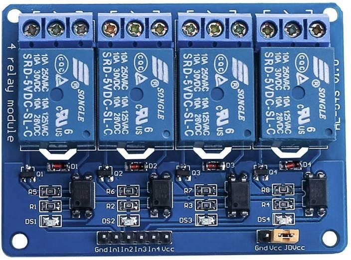 [HCM]Relay 4 Kênh 5V/220V-10A