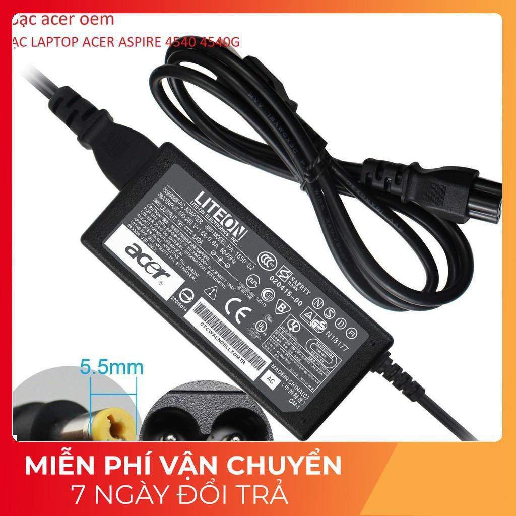 [Mã ELHA9 giảm 15% đơn 50K] ️[Sạc zin]SẠC LAPTOP ACER ASPIRE 4540 4540G
