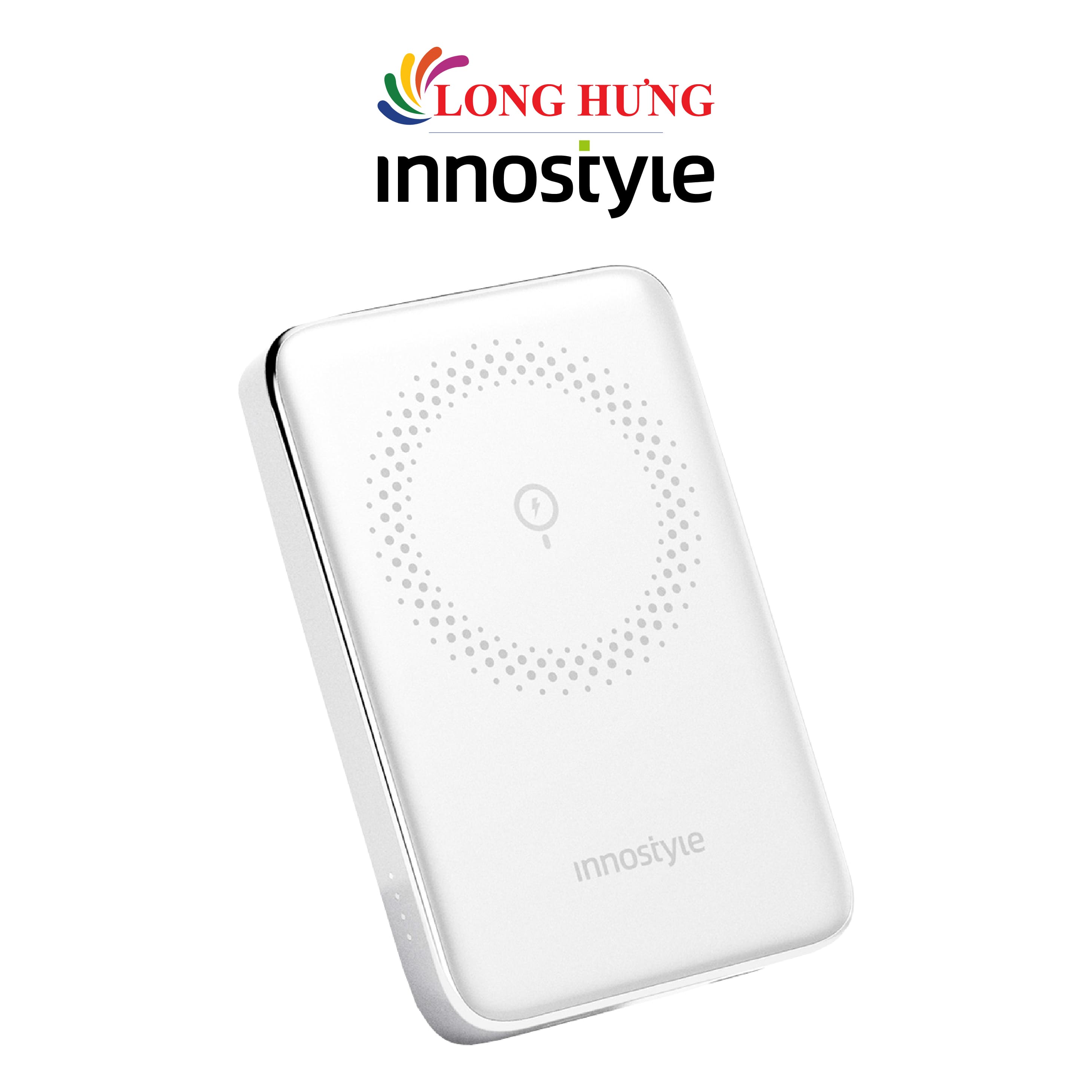 Sạc dự phòng không dây từ tính innostyle powermag slim pd qc3.0 10000mah im20pd - hàng chính hãng - sạc nhanh tối đa 20w