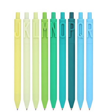 Bút gel Kaco Pure Alpha (từ J - Z) - Mực đen