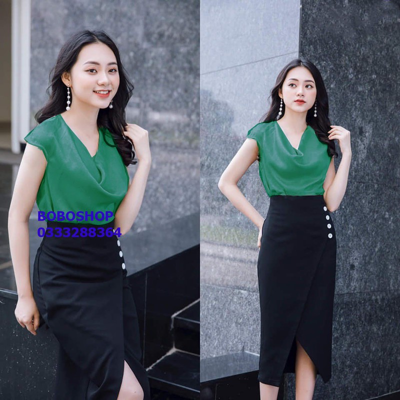 [HCM]ÁO CỔ ĐỔ SIÊU HOT NANA