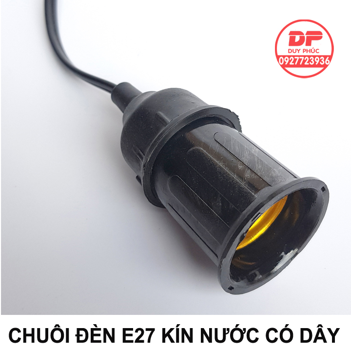 Chuôi E27 Sử Dụng Điện 220v Cho Bóng Đèn Led Thông Dụng, An Toàn, Nhựa ABS