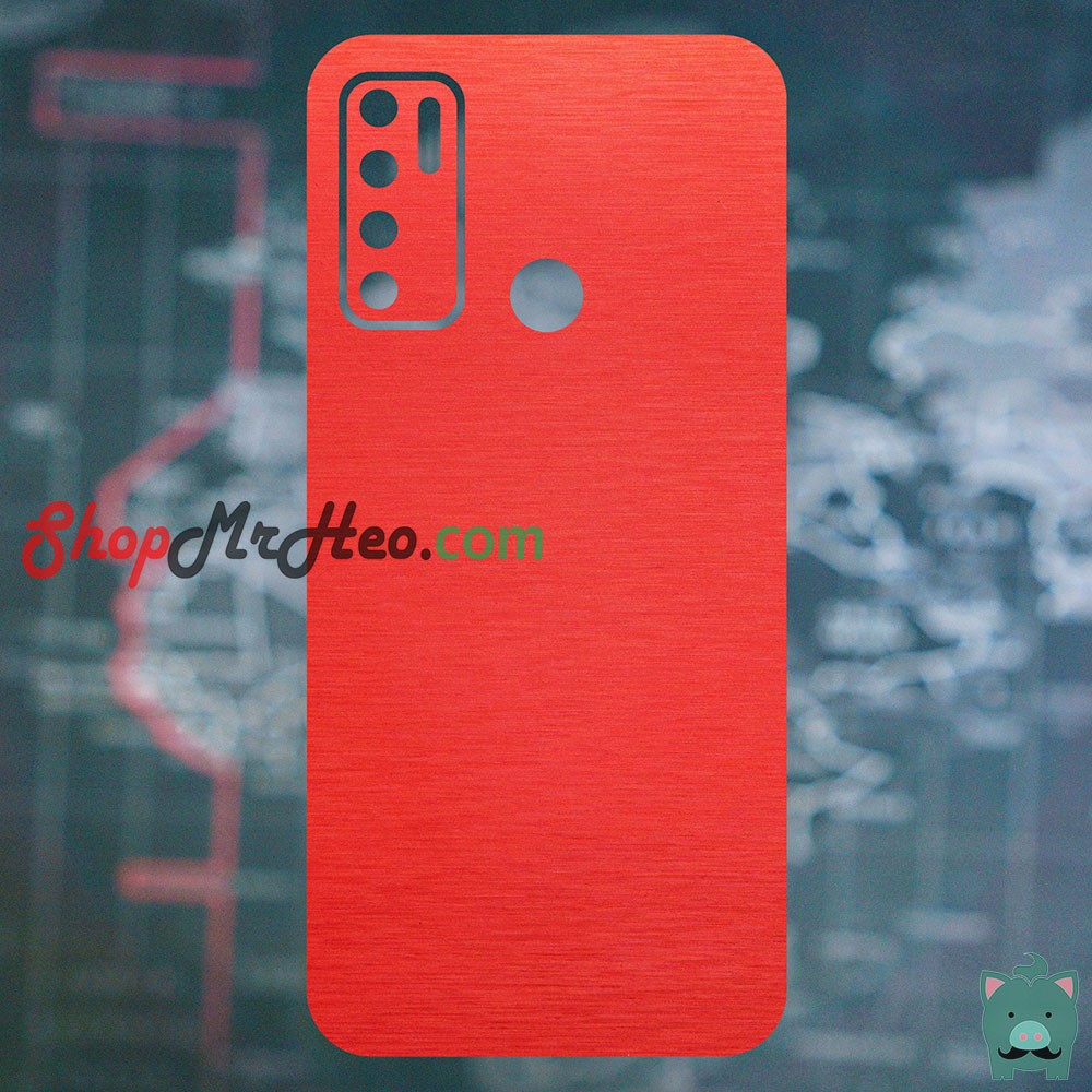 [HCM]Skin Dán Mặt Sau Lưng Vân Nhôm Vsmart Live 4