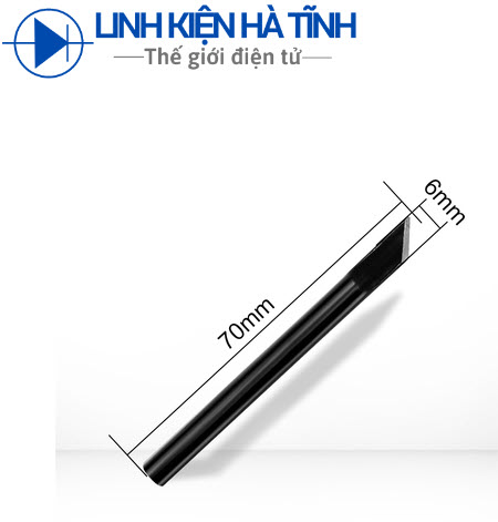 Mũi hàn dao / mũi hàn tròn 60W đen loại tốt