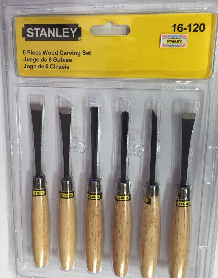 Bộ mũi đục gỗ 6 cây Stanley 16-120