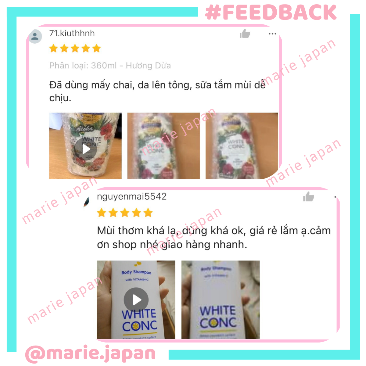 Sữa Tắm White Conc Body Dưỡng Trắng Da Nhật Bản