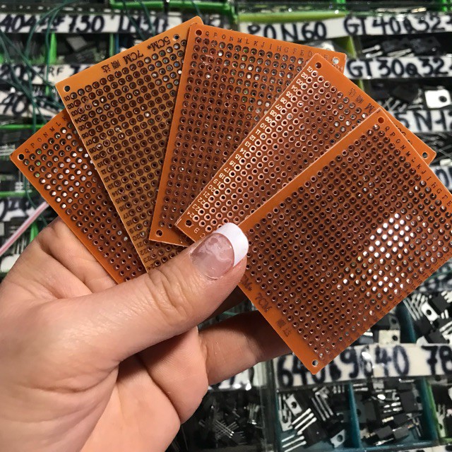 Hot-5 chiếc mạch in phíp đồng 5 x 7cm