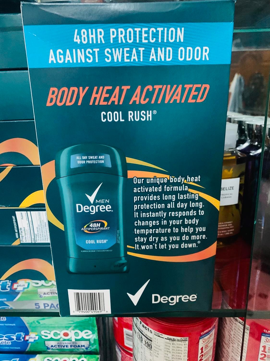 [HCM]Lăn khử mùi Degree Cool Rush - Mỹ - 76g