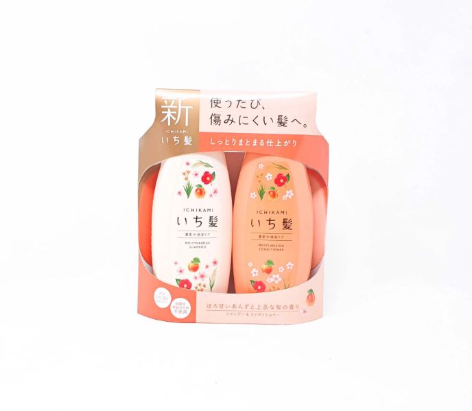 Gội xả Ichikami set 2 mẫu mới 2020 (3 loại) Nhật Bản