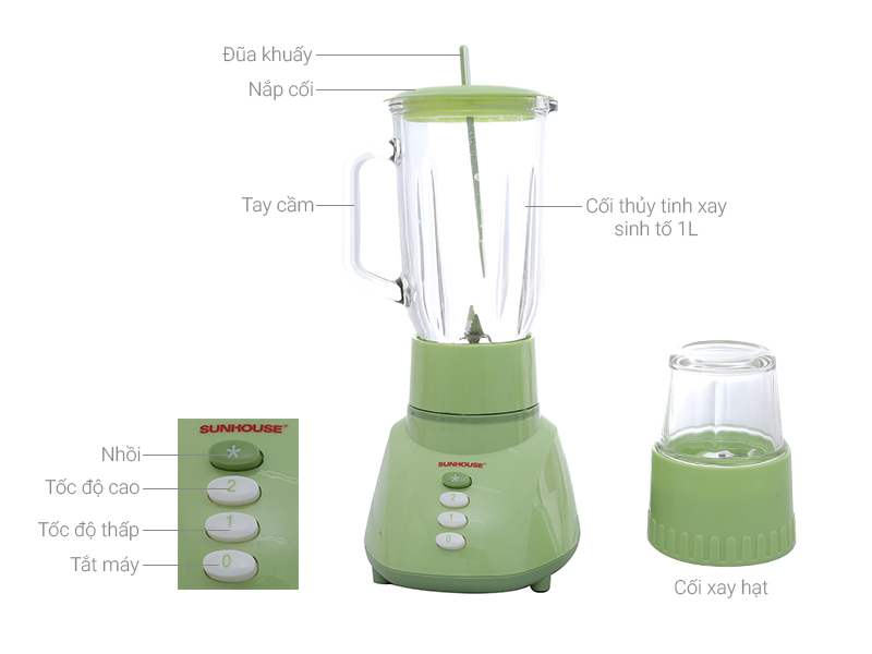 [HCM]Máy xay sinh tố Sunhouse