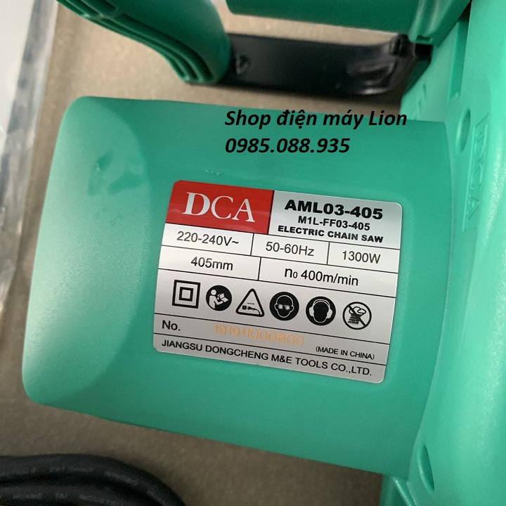 Máy cưa xích điện 1300W DCA AML03-405