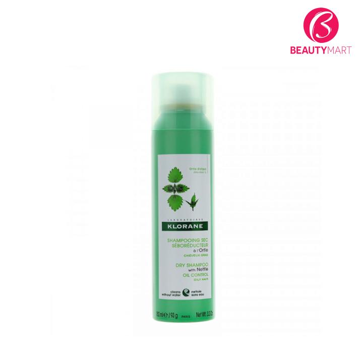 Dầu gội khô Klorane Oily Control cho tóc dầu