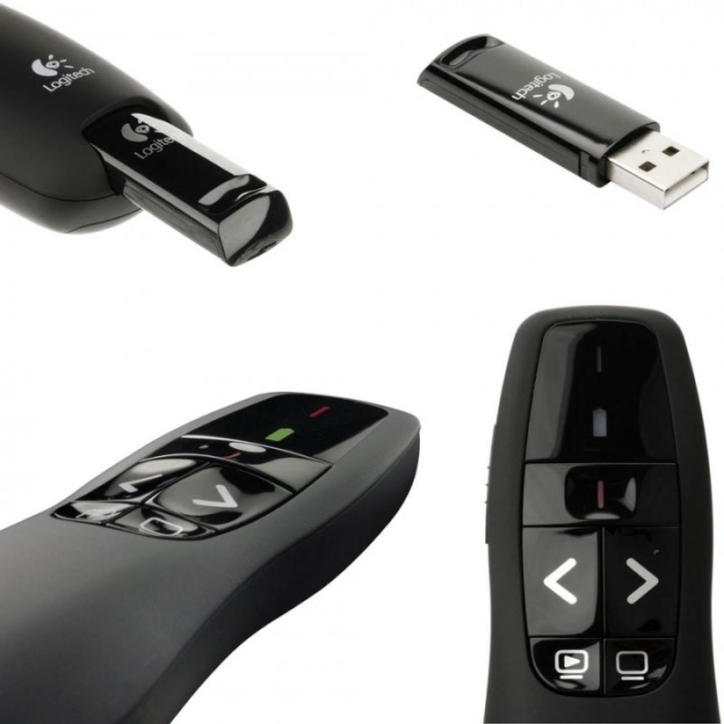 Bút trình chiếu Logitech R400  ( đen)