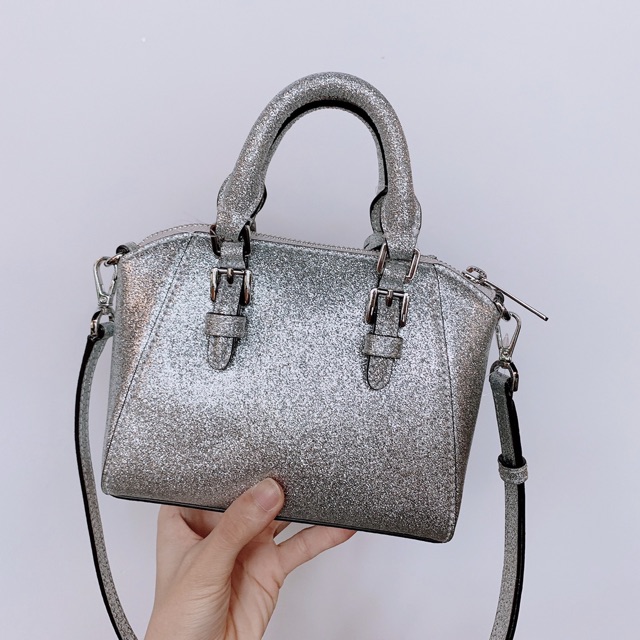 Michael Kors Ciara Leather Satchel Crossbody Bag Mini  Black 35H9SGFC6L  193599230252  eBay