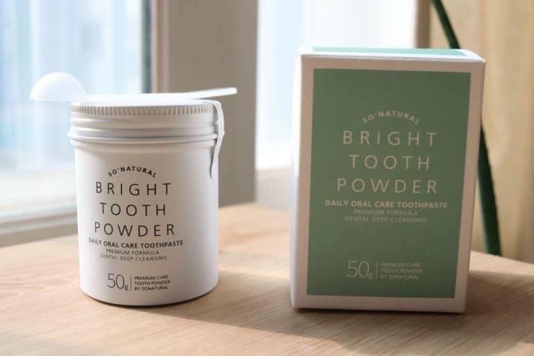 Bột trắng răng BRIGHT TOOTH POWDER SO'NATURAL - 50g