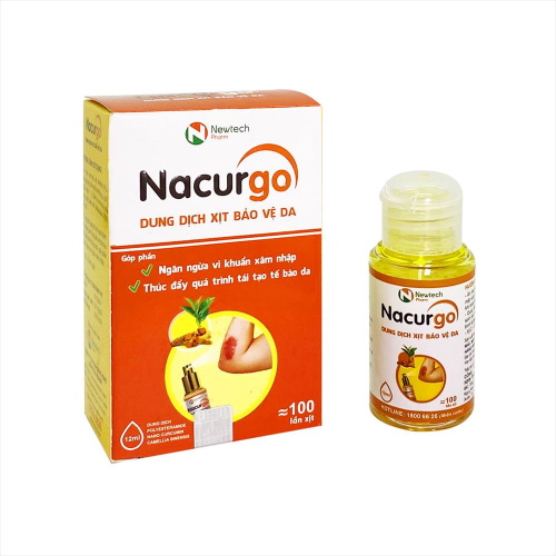 Nacurgo 12ml hơn 100 lần xịt