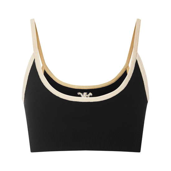 DVRK - Áo croptop thêu logo PRIVÉ - DVRK - 21SS