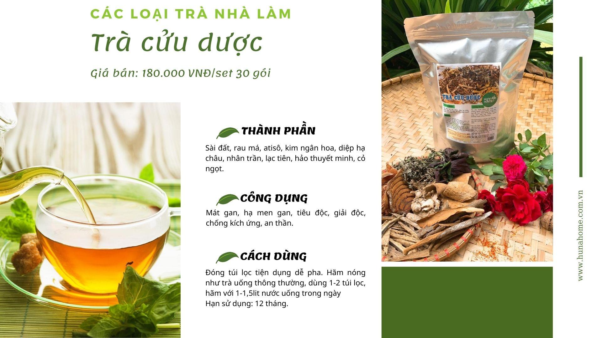 Trà cửu dược ( 9 vị thảo dược)