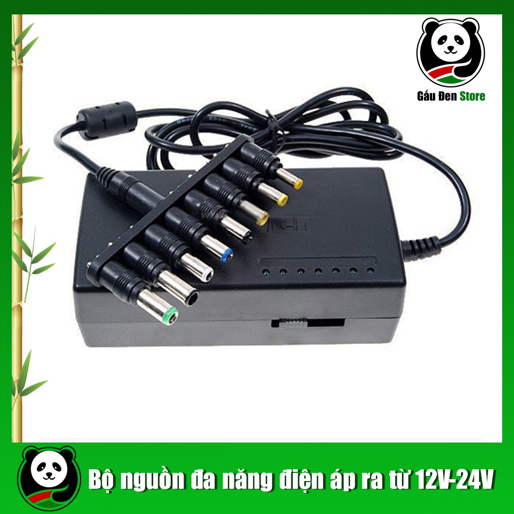 Bộ nguồn đa năng điện áp ra từ 12v-24v nhiều đầu sạc bảo hành 1 tháng