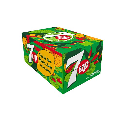 Thùng 7up 24 Lon X 320ml