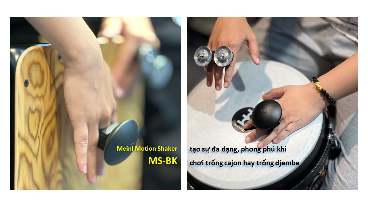 Xúc xắc đeo ngón tay Meinl motion shaker MS-BK
