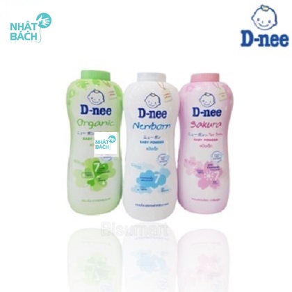 Phấn Thơm cho bé Phấn Rôm Em Bé Sơ Sinh Organic Dnee Thái Lan 350g