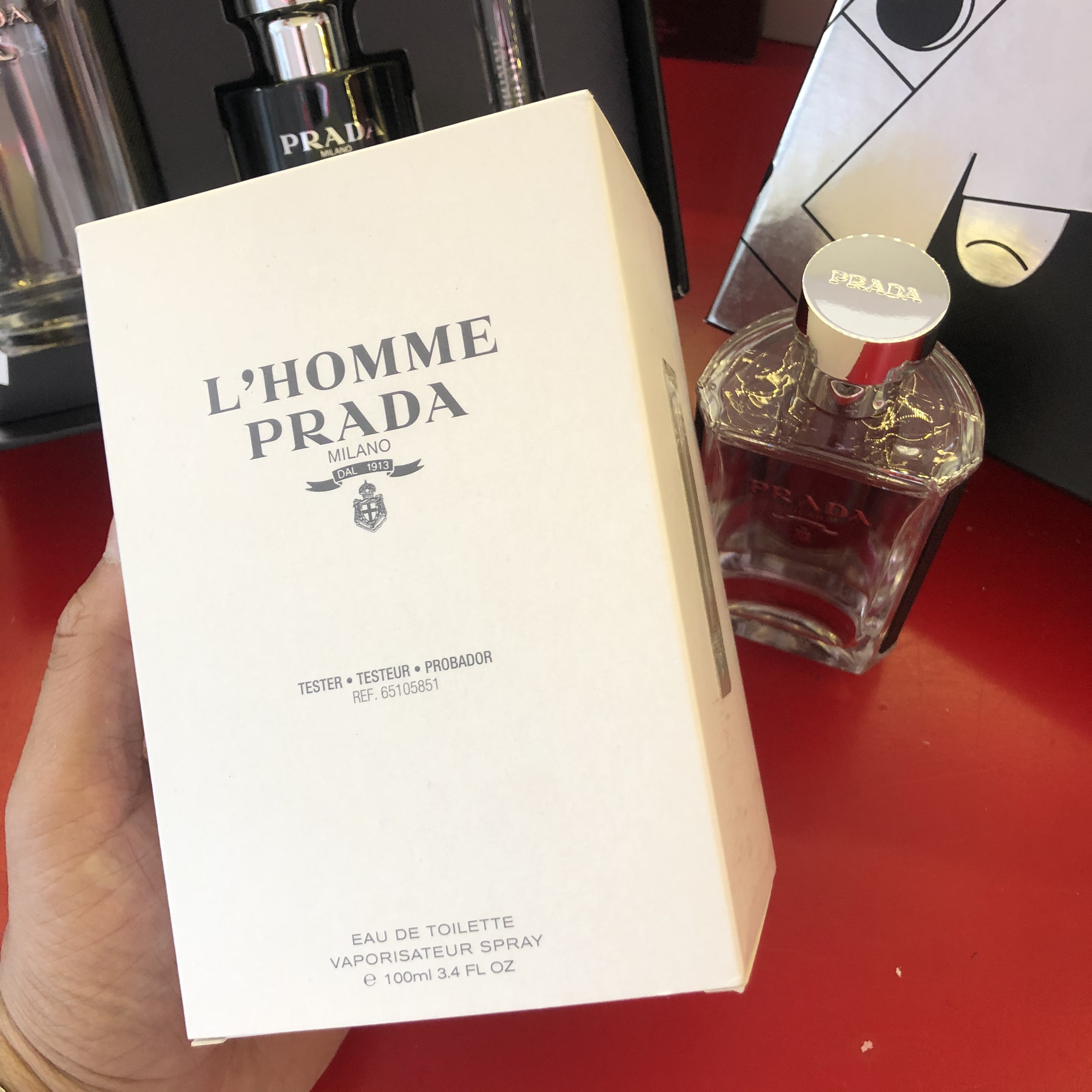 [Có Video] Nước hoa TESTER nam Prada L'Homme 100ml - Nước hoa xách tay
