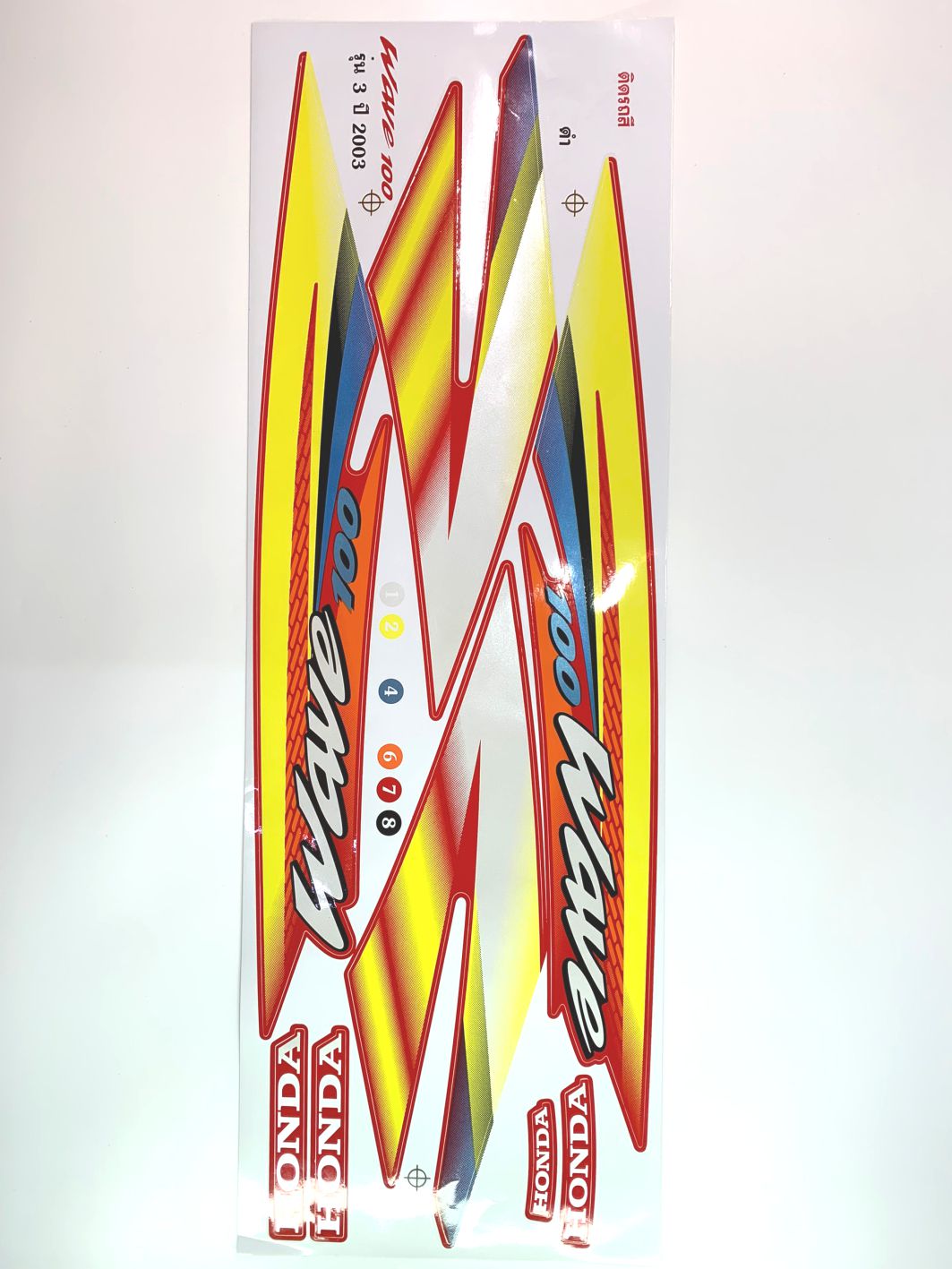 Tem Wave 100 đời 2003 zin Thái ( loại tờ )