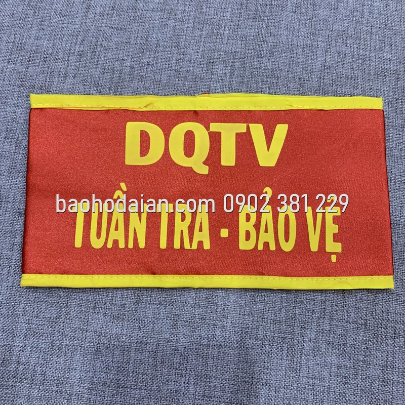 Băng rôn khẩu hiệu đeo cánh tay - nhiều mẫu