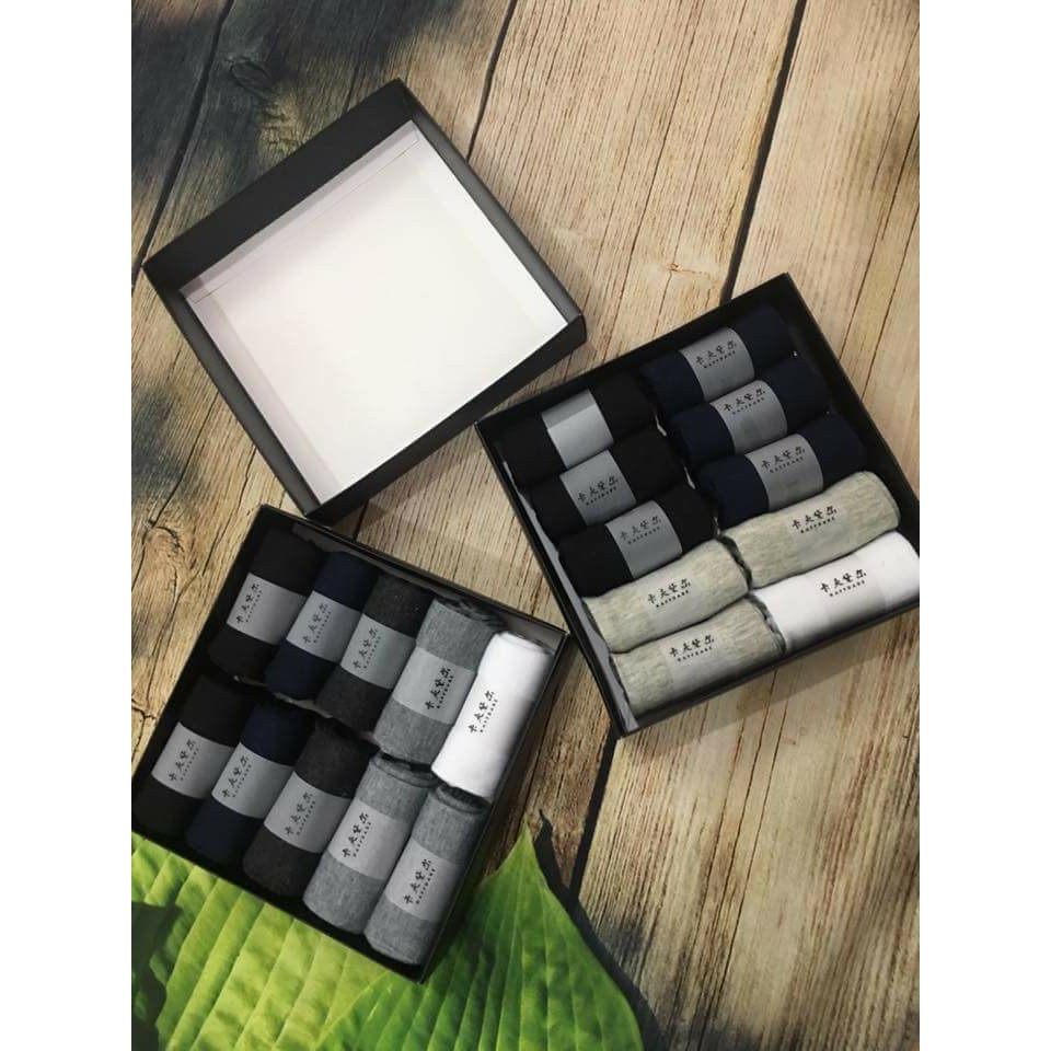 Set combo 10 đôi tất / vớ nam khử mùi chất mềm mịn