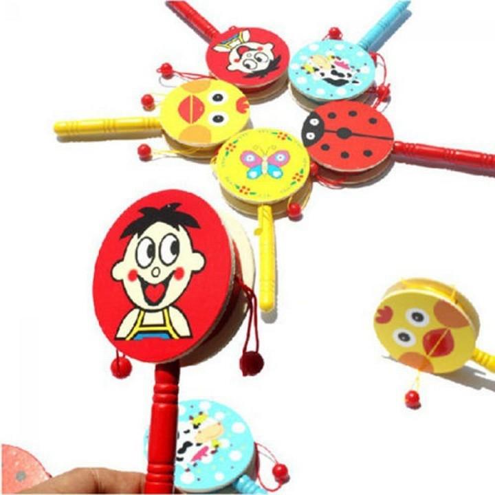 Lục lạc trống gỗ cho bé