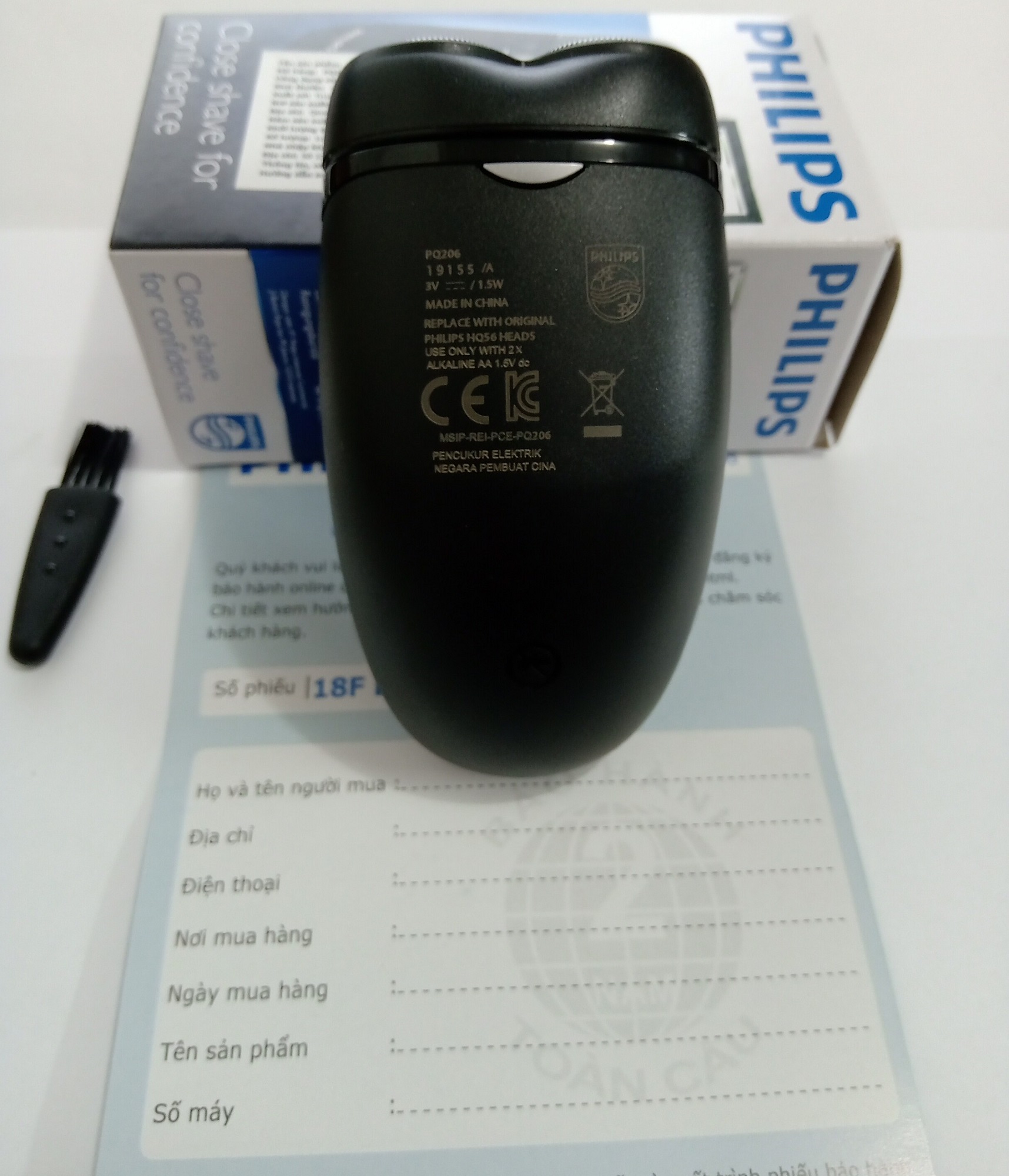 Máy cạo râu Philips PQ206 - Hàng nhập khẩu