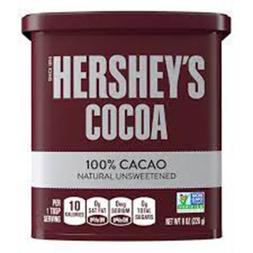 Bột cacao Hershey s Cacoa tự nhiên kg chất làm ngọt hộp 226gr của Úc date