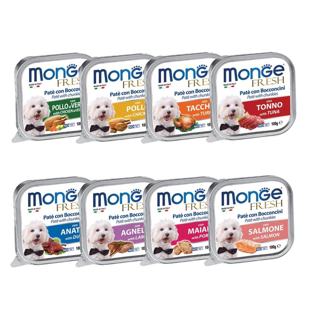 Pate monge dành cho chó hộp 100g - pate cho chó monge đa dạng vị