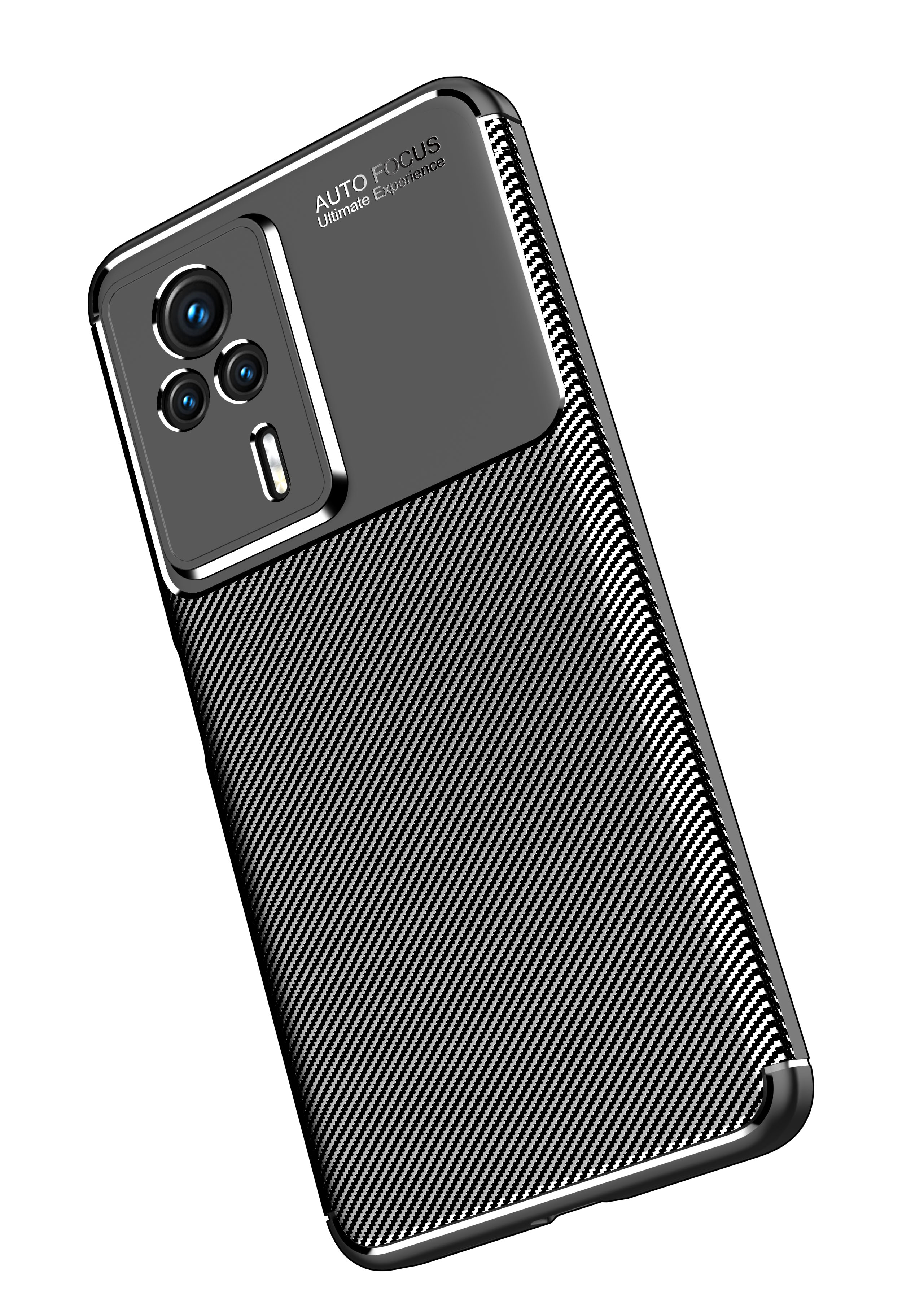 Ốp lưng Redmi K60E chống sốc vân rằn ri hiệu Auto Focus cao cấp