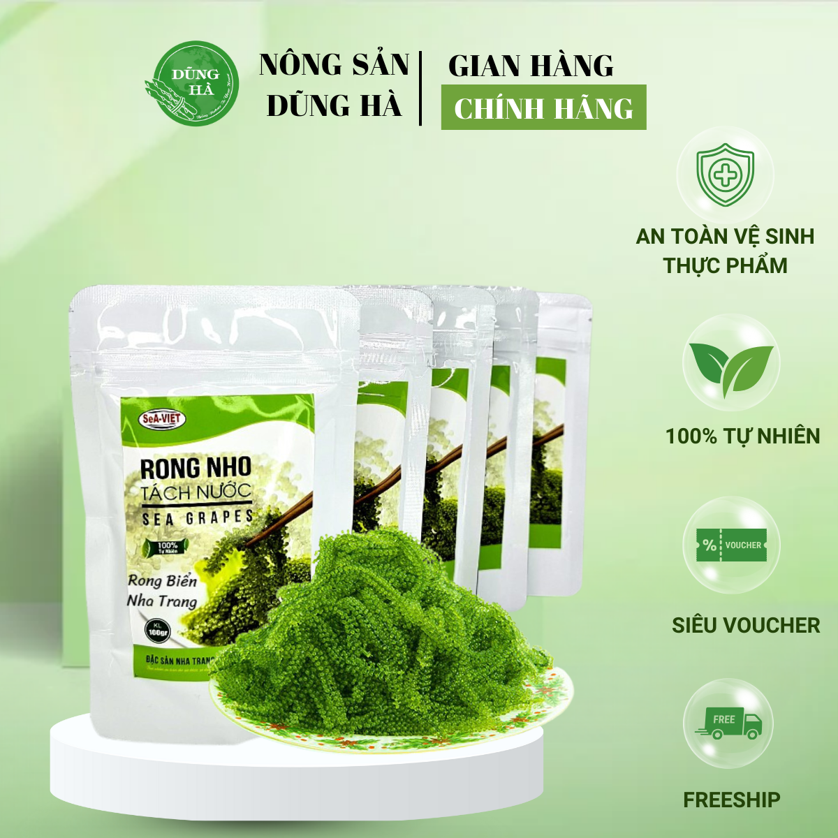 Rong Nho Khô Đặc Biệt ảnh thật, hàng chất lượng cao