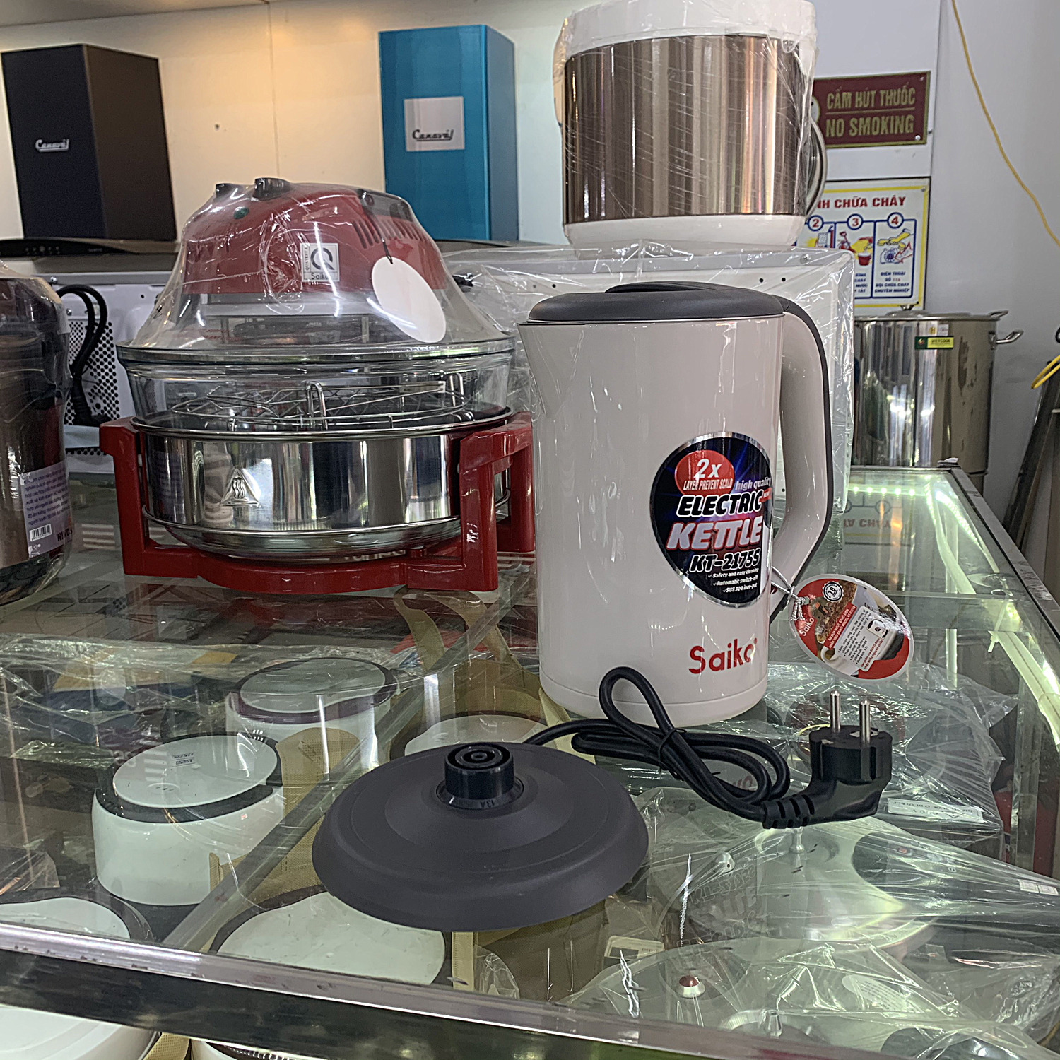 Ấm Siêu Tốc 1.7L SAIKO [ Bảo Hành 01 Năm ] - 49530 - Ấm đun nước
