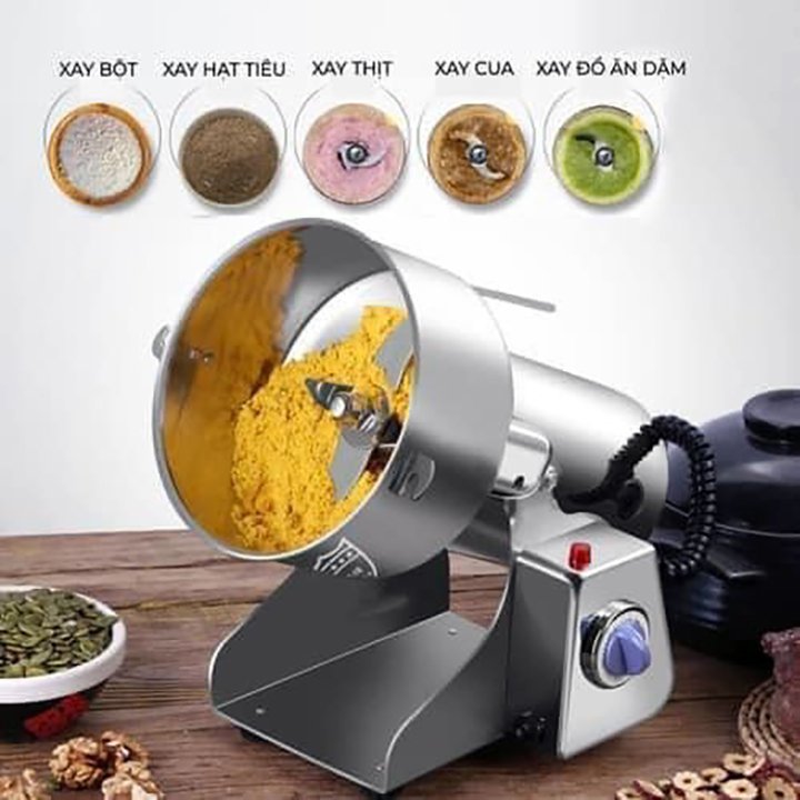 Máy Nghiền, Máy Xay Bột Khô Đa Năng Siêu Mịn