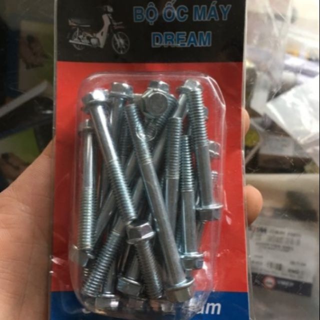 Bộ ốc máy bắt lốc xe dream,wave -10%